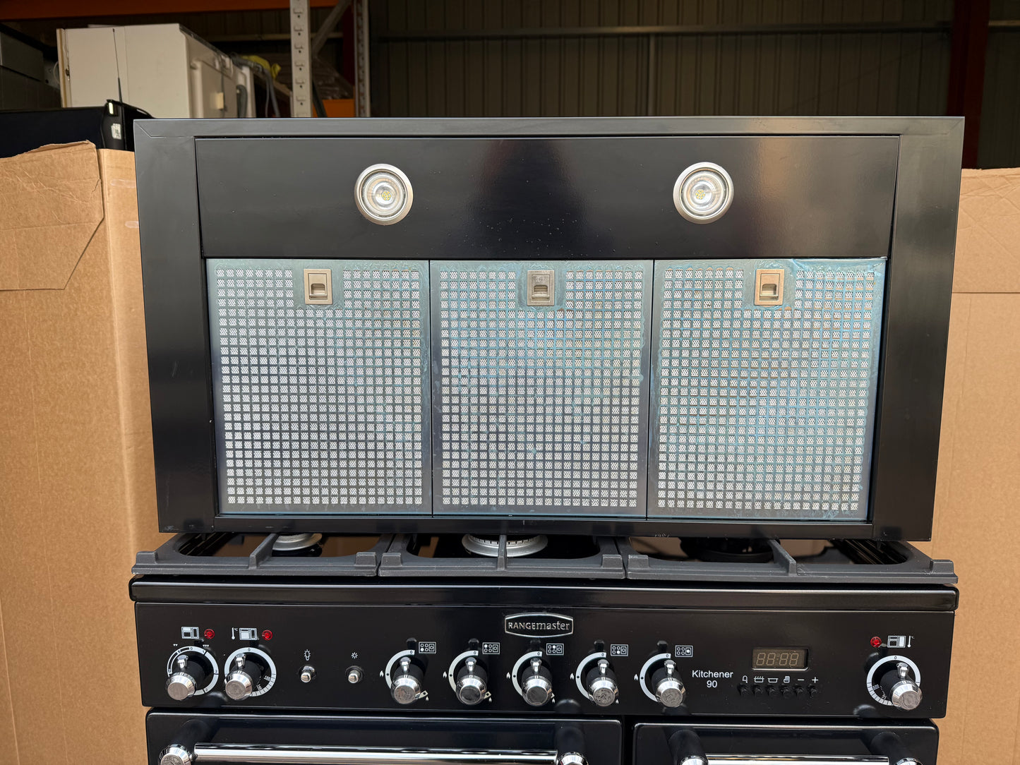 RANGEMASTER KITCHENER 90 DUAL FUEL FSD WITH HOOD