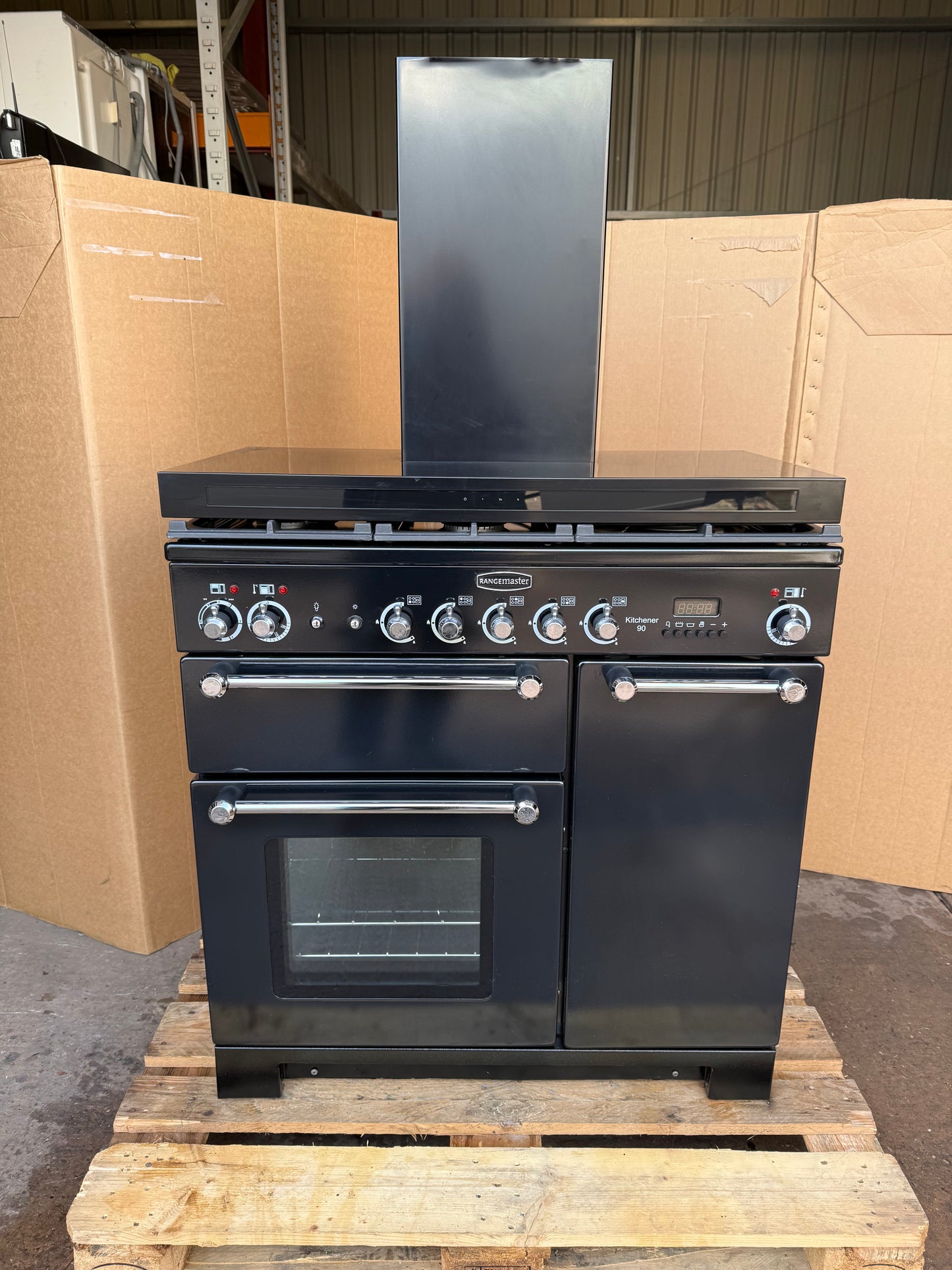 RANGEMASTER KITCHENER 90 DUAL FUEL FSD WITH HOOD