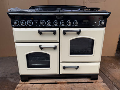 RANGEMASTER CLASSIC DELUXE 110 DUAL FUEL FSD CREAM WITH PROVING DRAWER