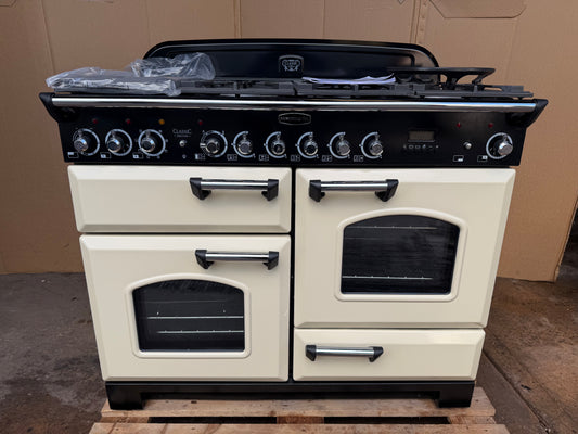 RANGEMASTER CLASSIC DELUXE 110 DUAL FUEL FSD CREAM WITH PROVING DRAWER