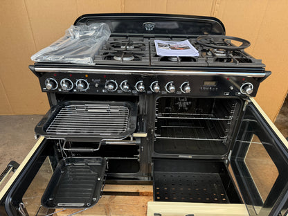 RANGEMASTER CLASSIC DELUXE 110 DUAL FUEL FSD CREAM WITH PROVING DRAWER