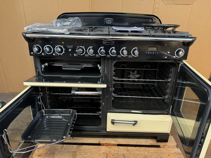 RANGEMASTER CLASSIC DELUXE 110 DUAL FUEL FSD CREAM WITH PROVING DRAWER