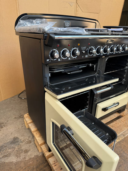 RANGEMASTER CLASSIC DELUXE 110 DUAL FUEL FSD CREAM WITH PROVING DRAWER