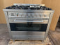 BRITANNIA 90CM DUAL FUEL FSD STAINLESS STEEL COOKER